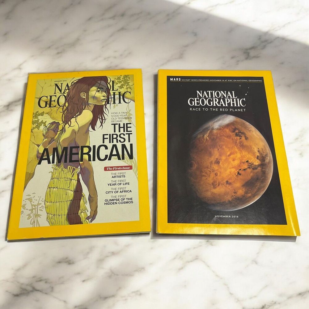 National Geographic 2 Issues - January 2015 & November‎ 2016